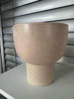 Vase Keramik beige neu