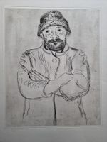 PAULI FRITZ EDUARD KALTNADEL RADIERUNG MIT ATELIER STEMPEL