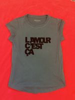 ZADIG & VOLTAIRE T-Shirt Grösse M Motiv L'AMOUR C'EST CA