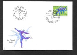 FDC W67 Pro Sport ET Bern 25.8.1989