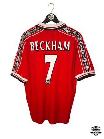 BECKHAM #7 Original Manchester United 1998-00 Home Trikot