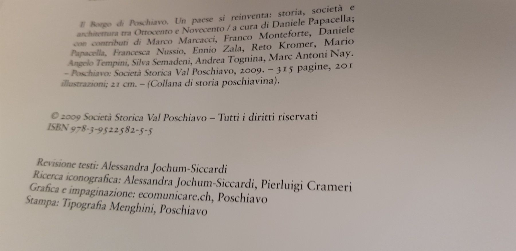 Livres: Il Borgo di Poschiavo – D'occasion à Uster par Astral 2