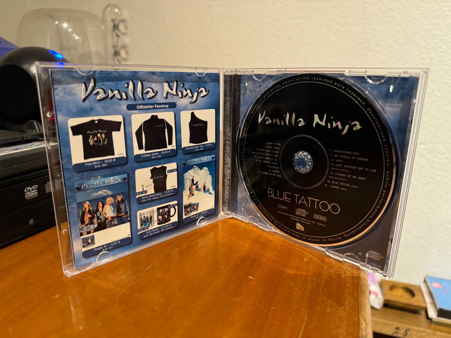 CDs: Vanilla Ninja - Blue Tattoo - HA11K – Gebraucht aus Küsnacht ZH von Jazztilldawn 2