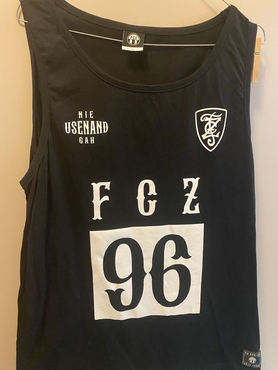 T-shirt: FCZ Beach/Trägershirt,Gr.L – Usato da Greifensee venduto da Chris286
