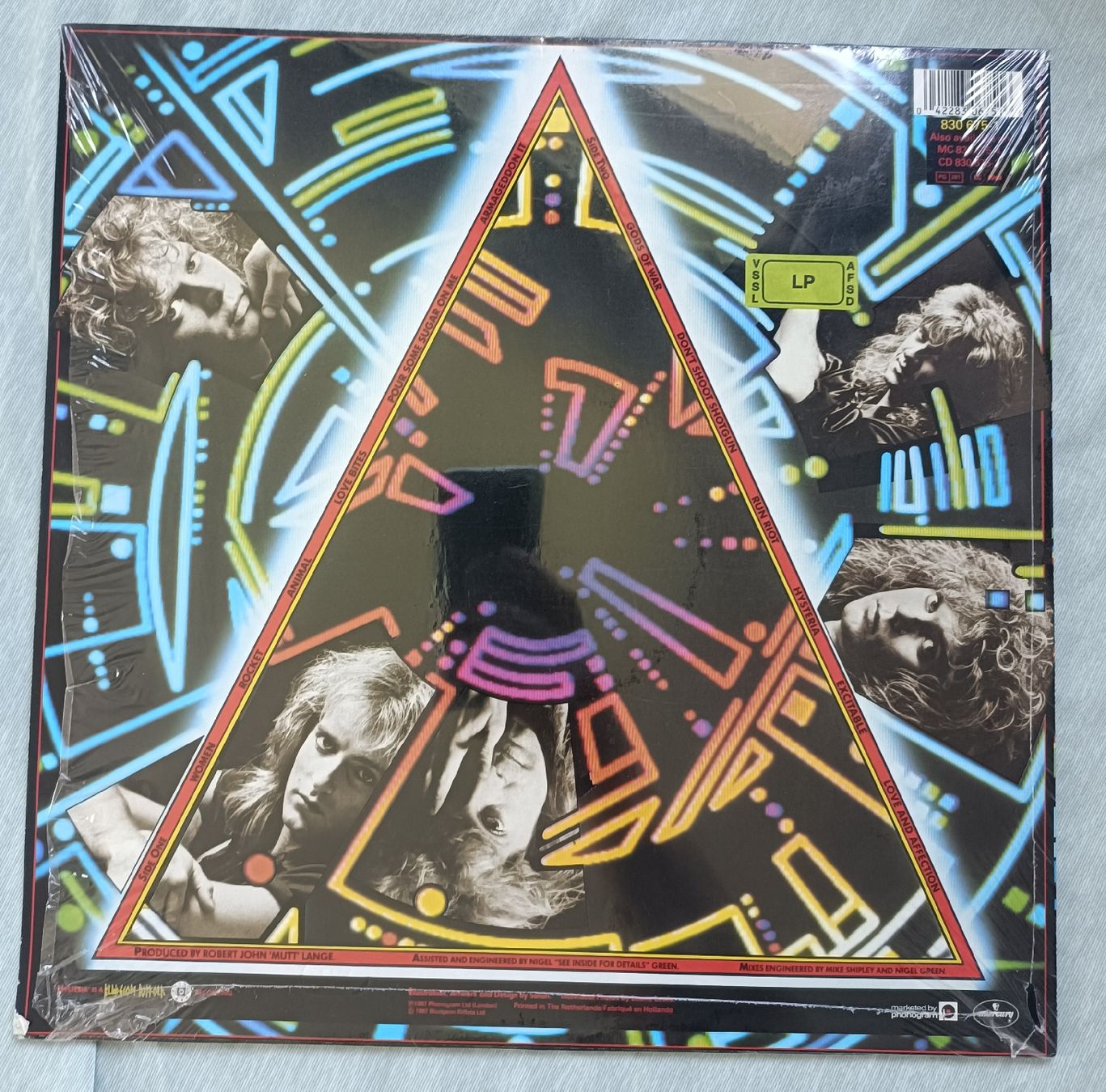 Vinyles: DEF LEPPARD - Hysteria LP – D'occasion à Luzern par cryptonic79 1