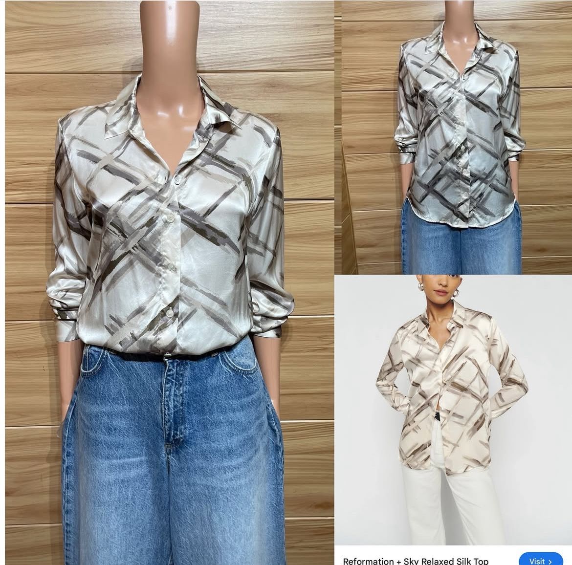 Reformation Camicette: Reformation Silk Blouse – Usato da St.Josefen venduto da lop_lh8d