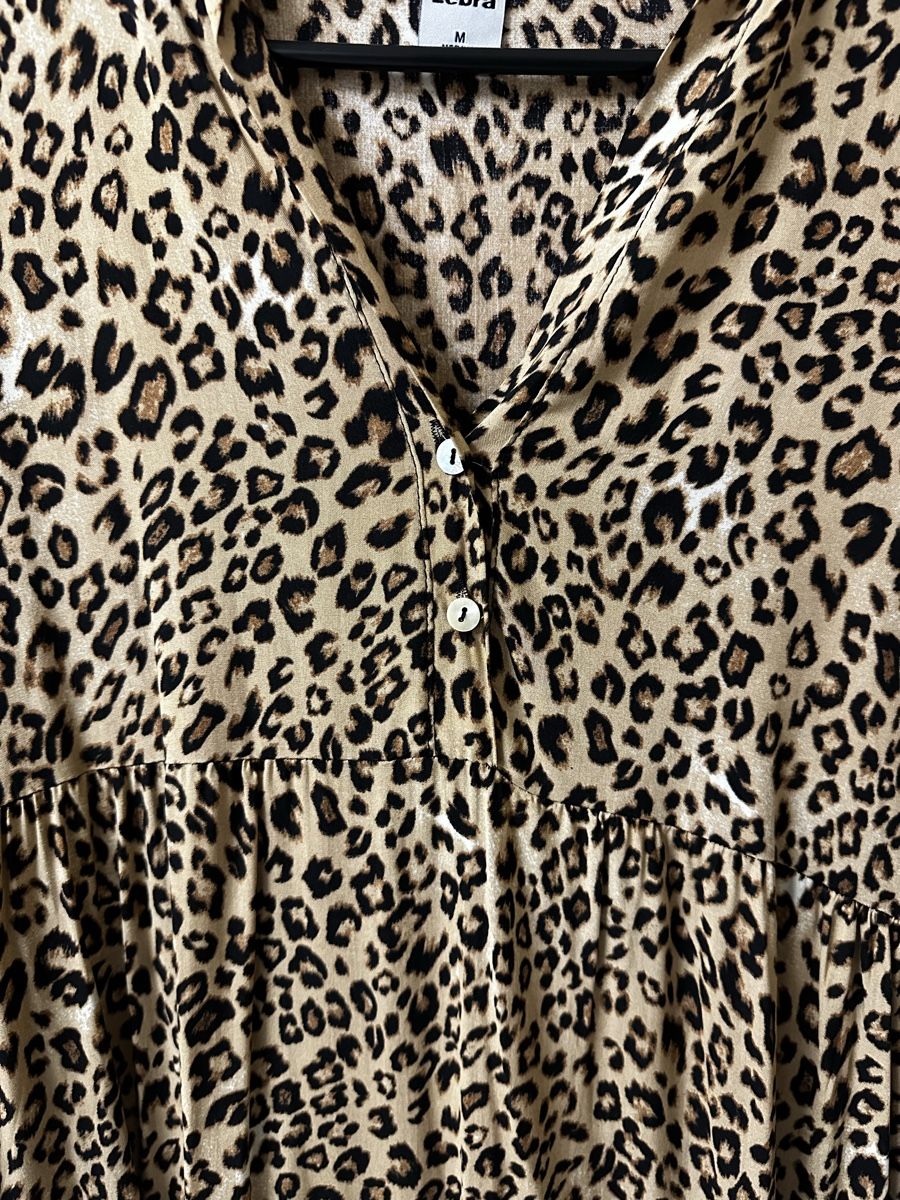 Zebra Vestiti: Leopardenmuster-Kleid von Zebra, Gr. M – Usato da Siebnen venduto da luana_cataleya 2