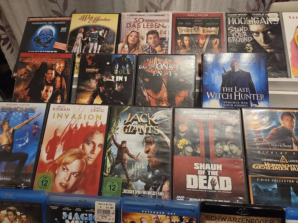 Alle DVDs: 27 Blue-Ray's + 24 DVD's – Gebraucht aus Grüningen von hallonetti 1