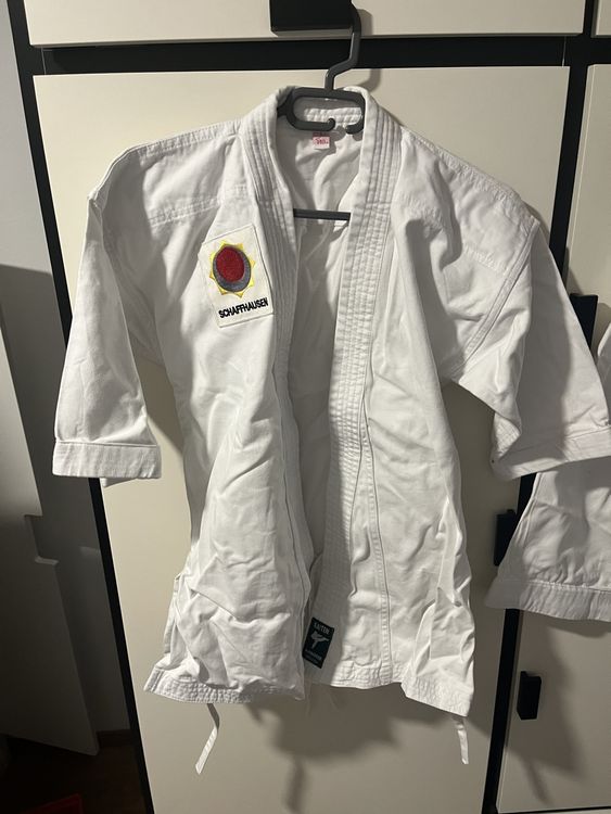 KAITEN Karateanzug Spirit SLIM - Weißer Gi 12 Oz Mit Gummibund Hose