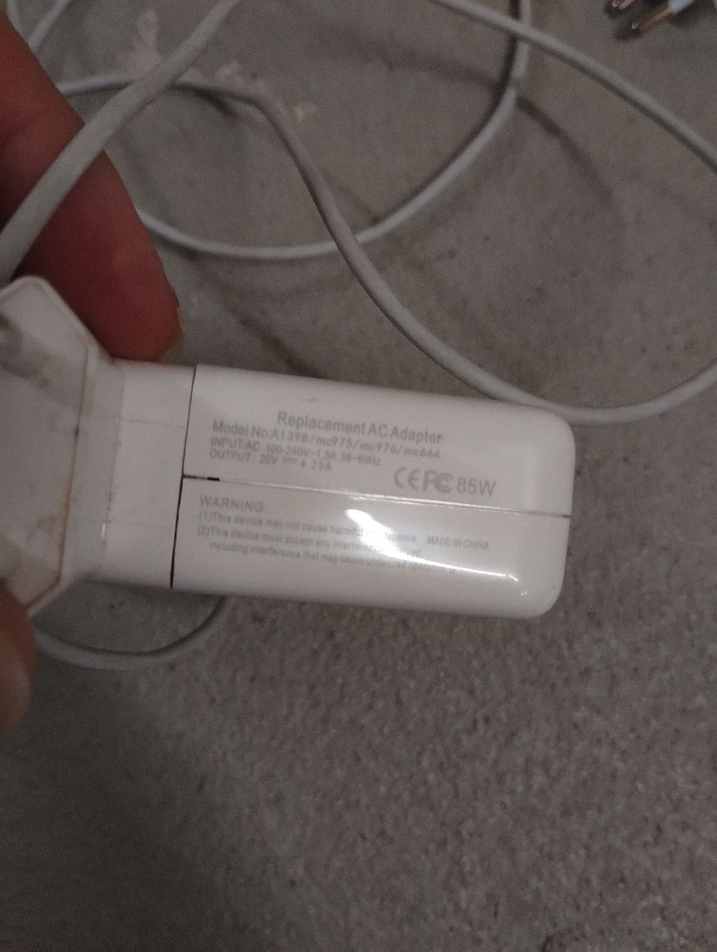 Apple Caricabatterie: Apple MacBook Netzteil 85W MagSafe Ladegerät Adapter – Usato da Zürich venduto da danihell 1