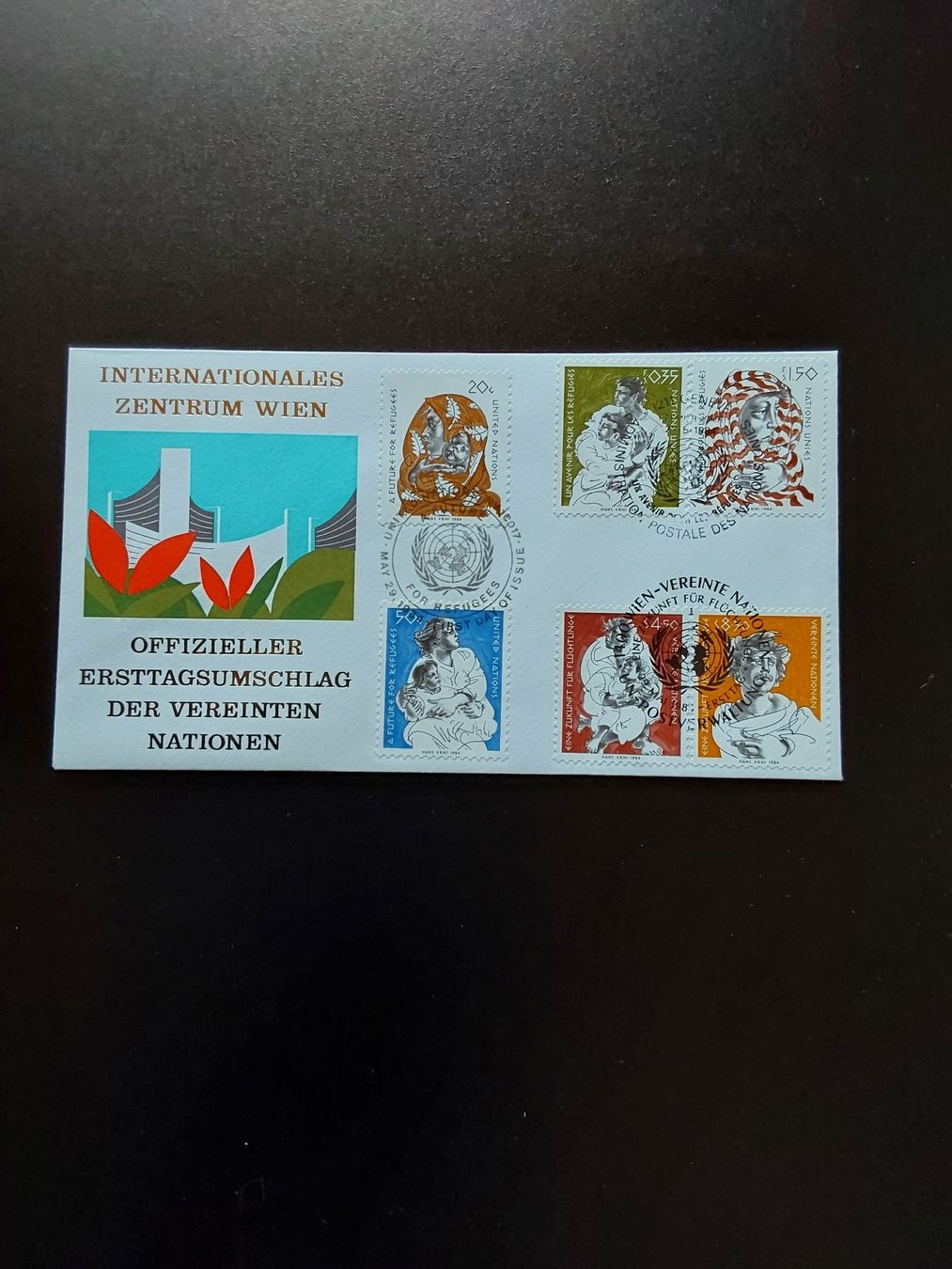 Tutti i francobolli: Erni Hans  Briefmarken UNO – Usato da Steinach venduto da Chilli1957