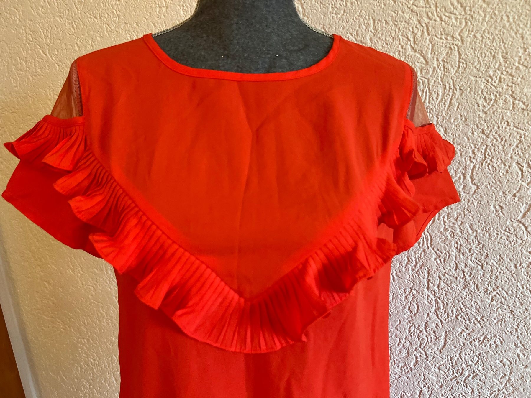 Kleider: Damen Somerkleid Kurzarm Orange Gr M – Gebraucht aus Frenkendorf von Style365 2