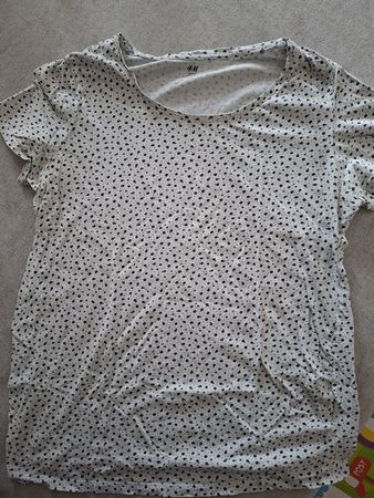 Schwangerschafts T-Shirt H&M Mama Grösse M geblümt 