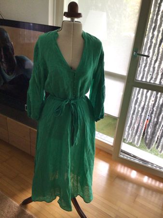 Sommerliches Leinenkleid, Grösse M, Top Zustand, Lino 120%