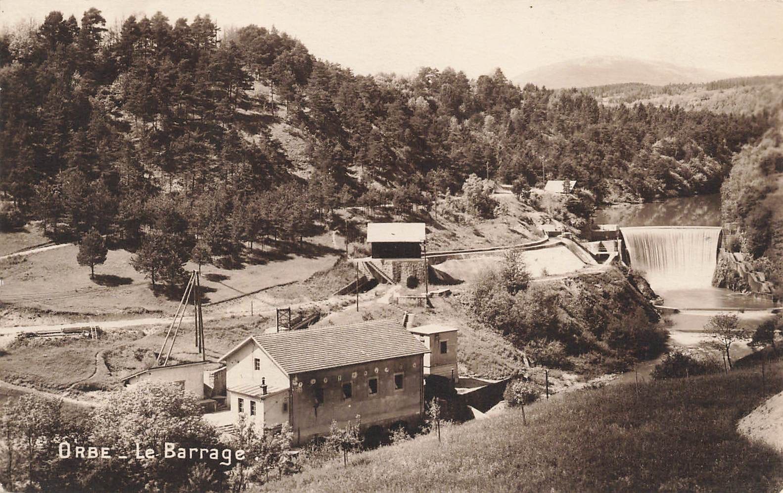 Cartoline postali: Orbe VD Diga Barrage – Usato da Biasca venduto da Blenio71