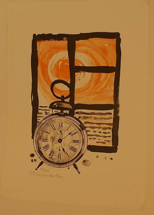 Grafica & Litografie: Lithographie von Rudolf Wunderlin (Wecker) – Usato da Zürich venduto da 1.Simon