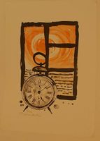 Lithographie von Rudolf Wunderlin (Wecker)