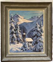 Arnold Zord (1887-1957) - Wintergemälde - Öl auf Platte 1943