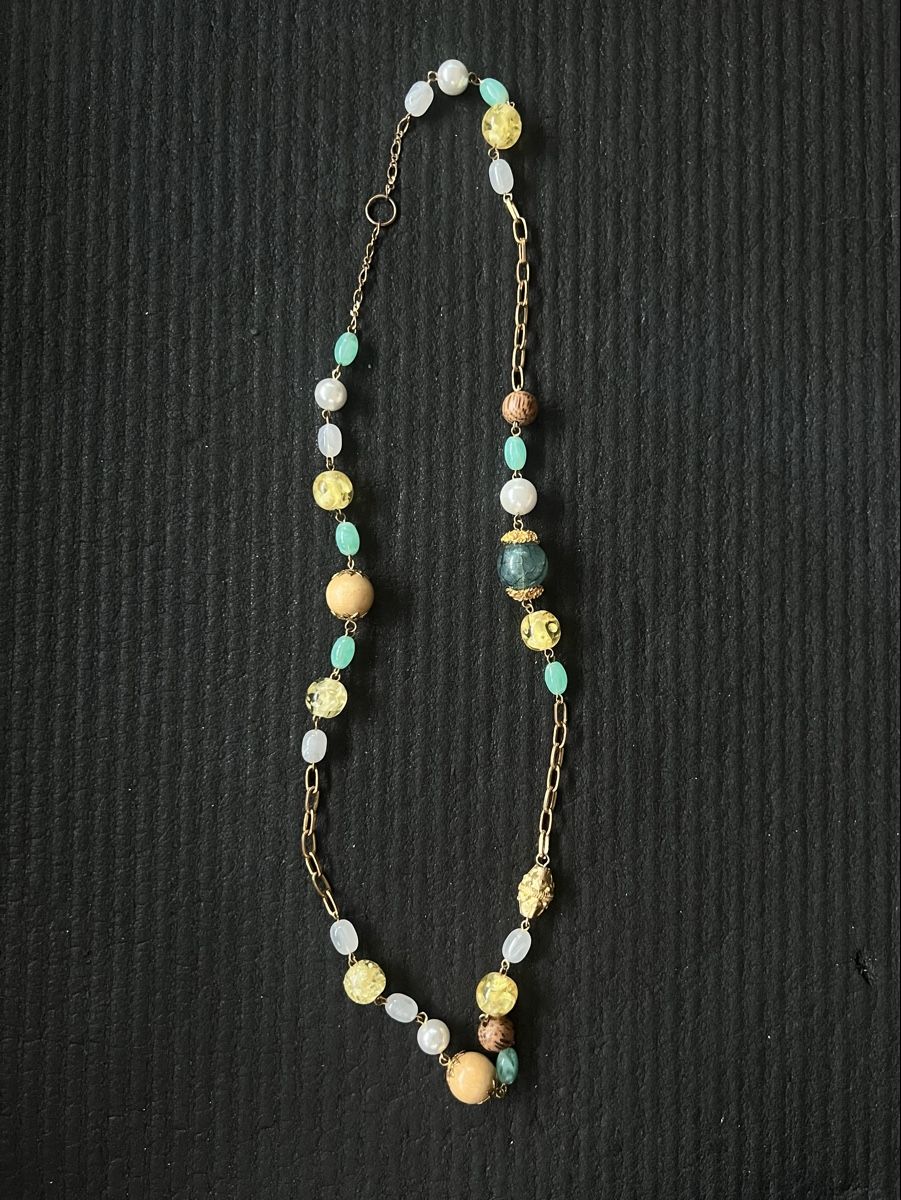 Catenine: Beaded Boho Vintage Necklace – Usato da Zürich venduto da daria_m