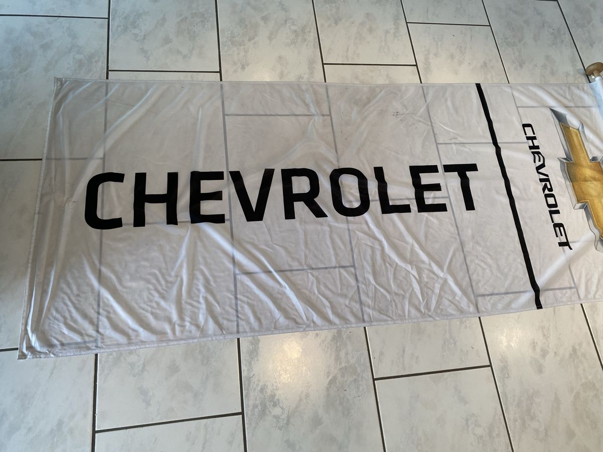 Chevrolet Fahnen: Fahnen von Chevrolet 80cm x 190cm – Gebraucht aus Hägglingen von Karin0802 5