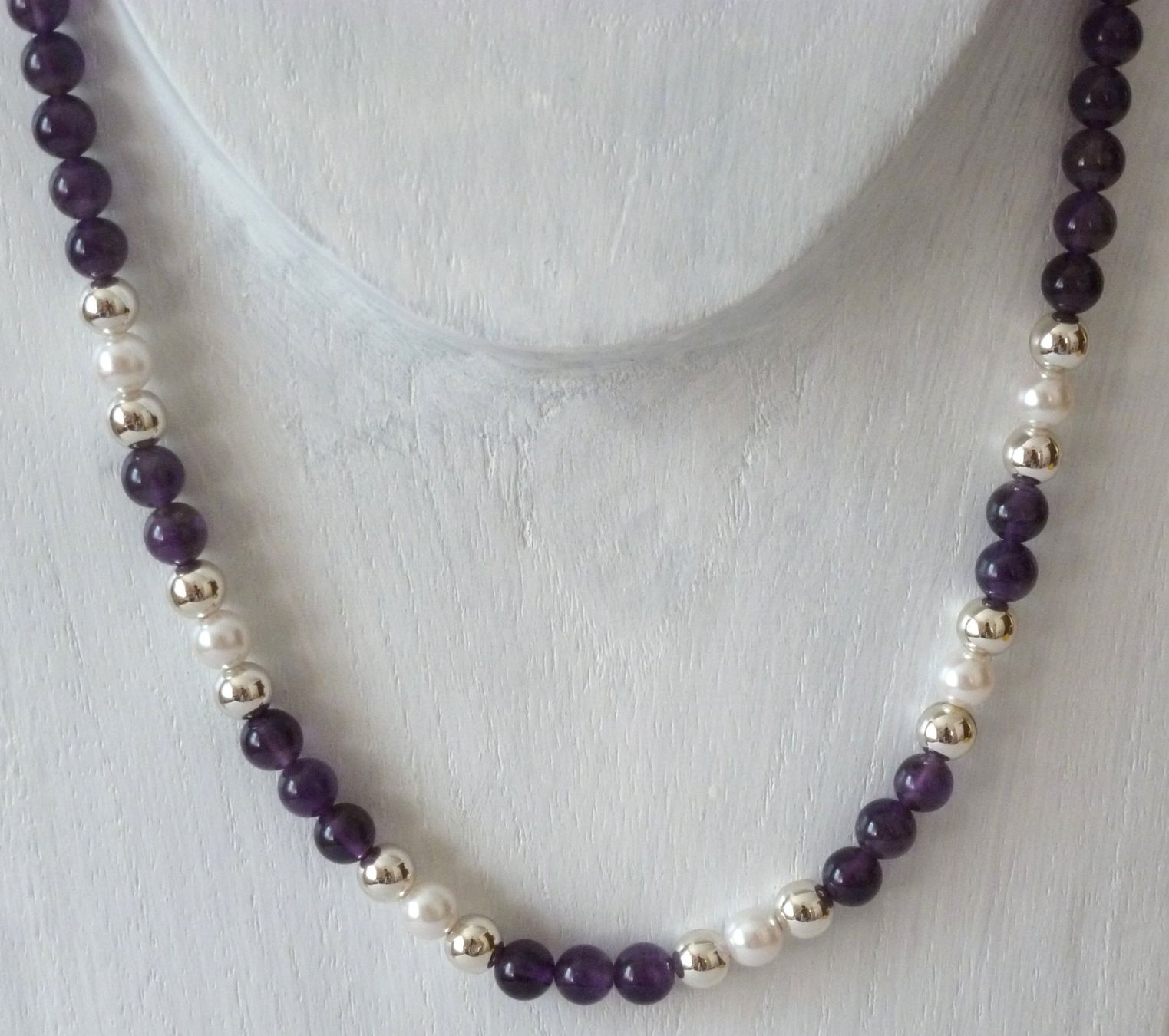 Catenine: Edelstein-Kette - Amethyst Nr. 22 – Nuovo e nell'imballaggio originale da Mauren venduto da Yeelen 2