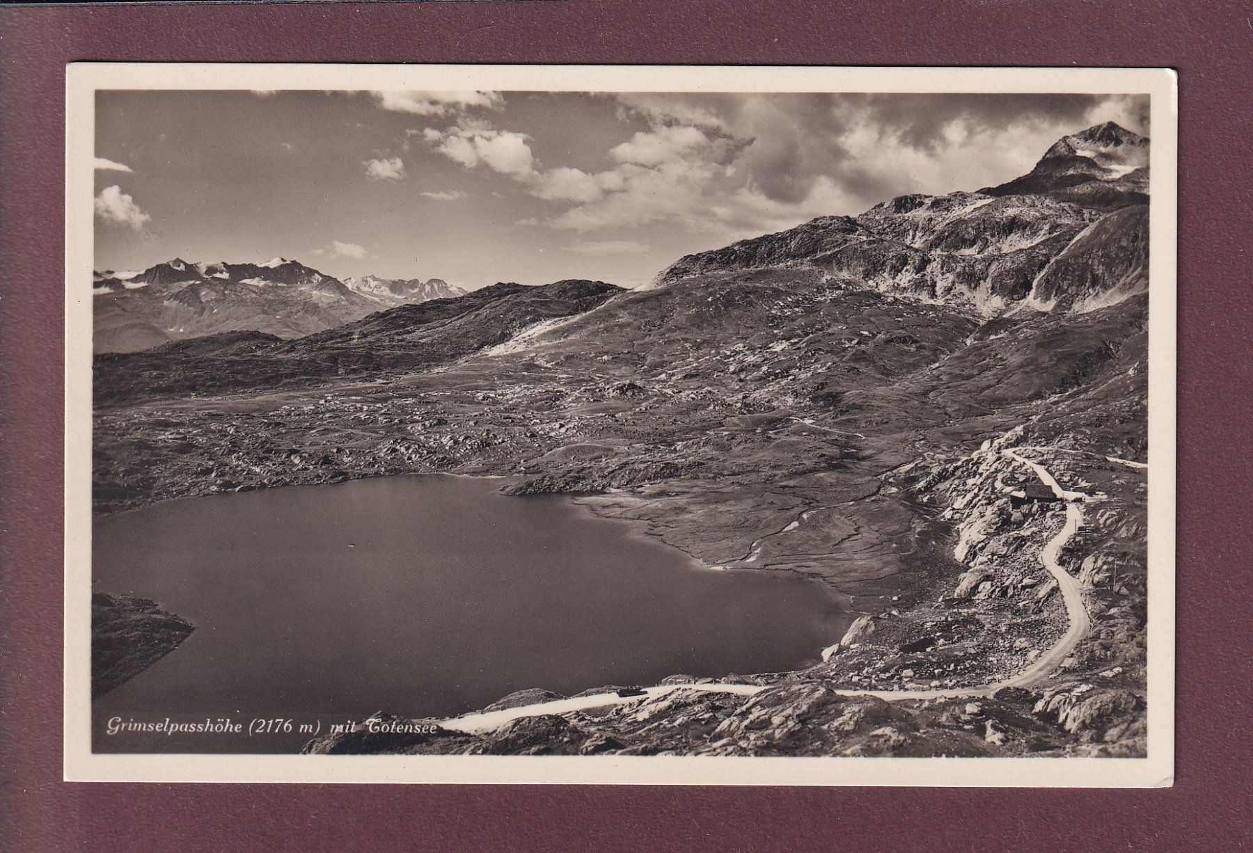 Ansichtskarten: GRIMSEL-PASSHÖHE - Totensee – Gebraucht aus Pully von nicecards