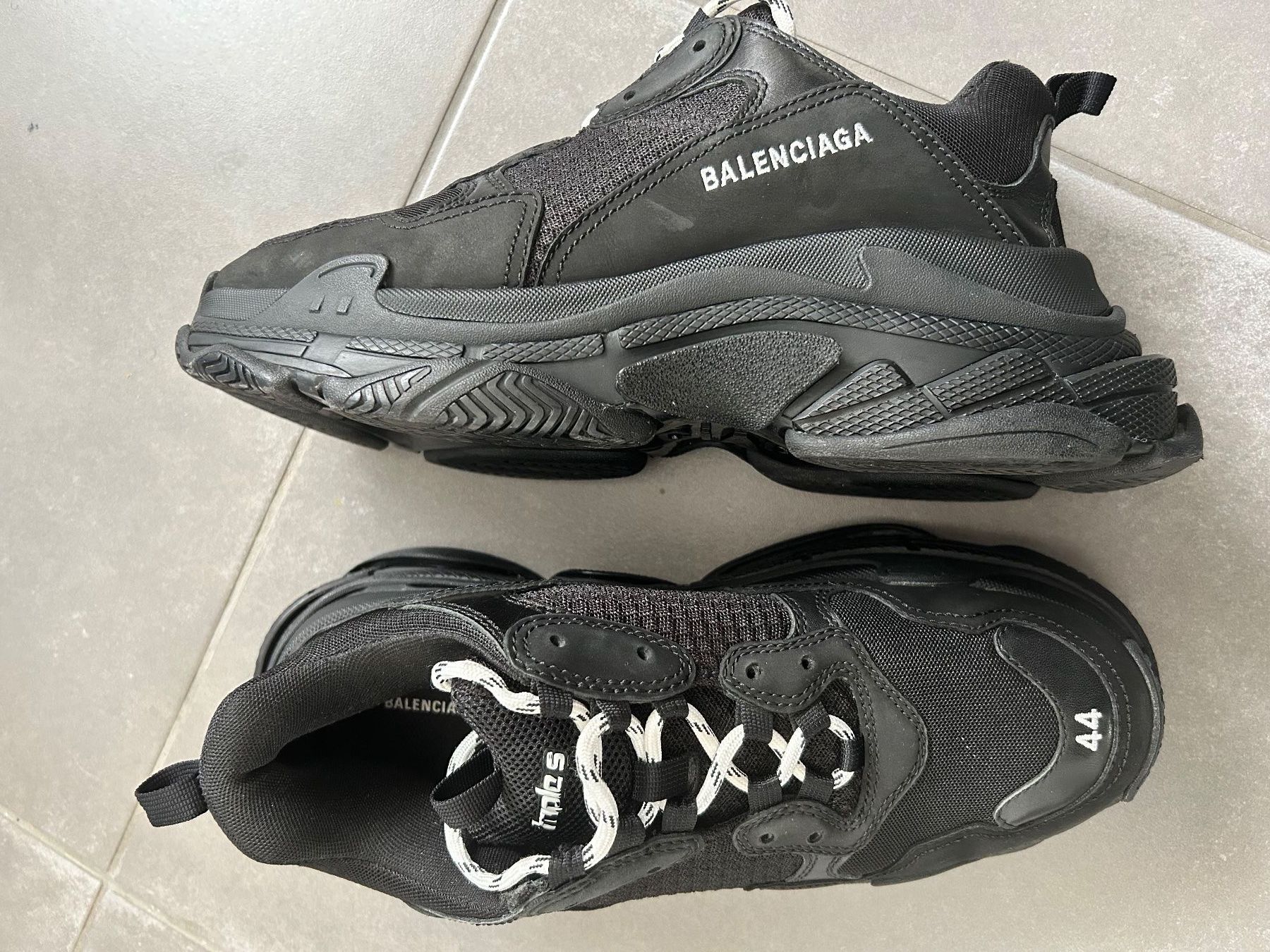 Balenciaga Scarpe da uomo: Balenciaga Triple S Black – Nuovo (secondo la descrizione) da Schliern b. Köniz venduto da need-it