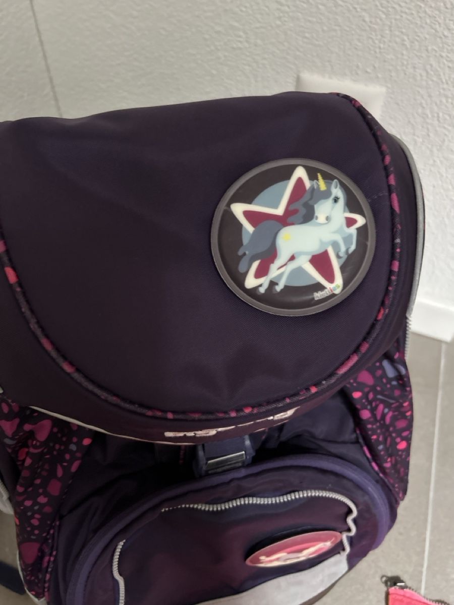 Borse & Zaini: Schulranzen Ergobag lila Einhorn gebrauchter Zustand – Usato da Dottikon venduto da cimar 1