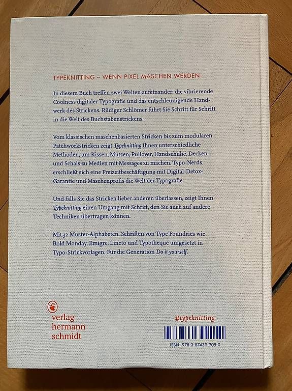 Libri: Strickbuch, Buchstaben Stricken, Rüdiger Schlömer – Nuovo (secondo la descrizione) da luzern venduto da Anna73 3
