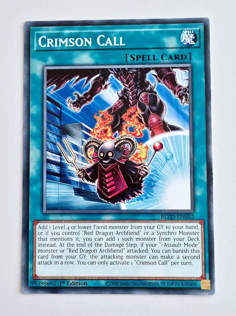 Yugioh Carte collezionabili: Crimson Call - Yu-Gi-Oh! TCG – Usato da Zürich venduto da Zetto
