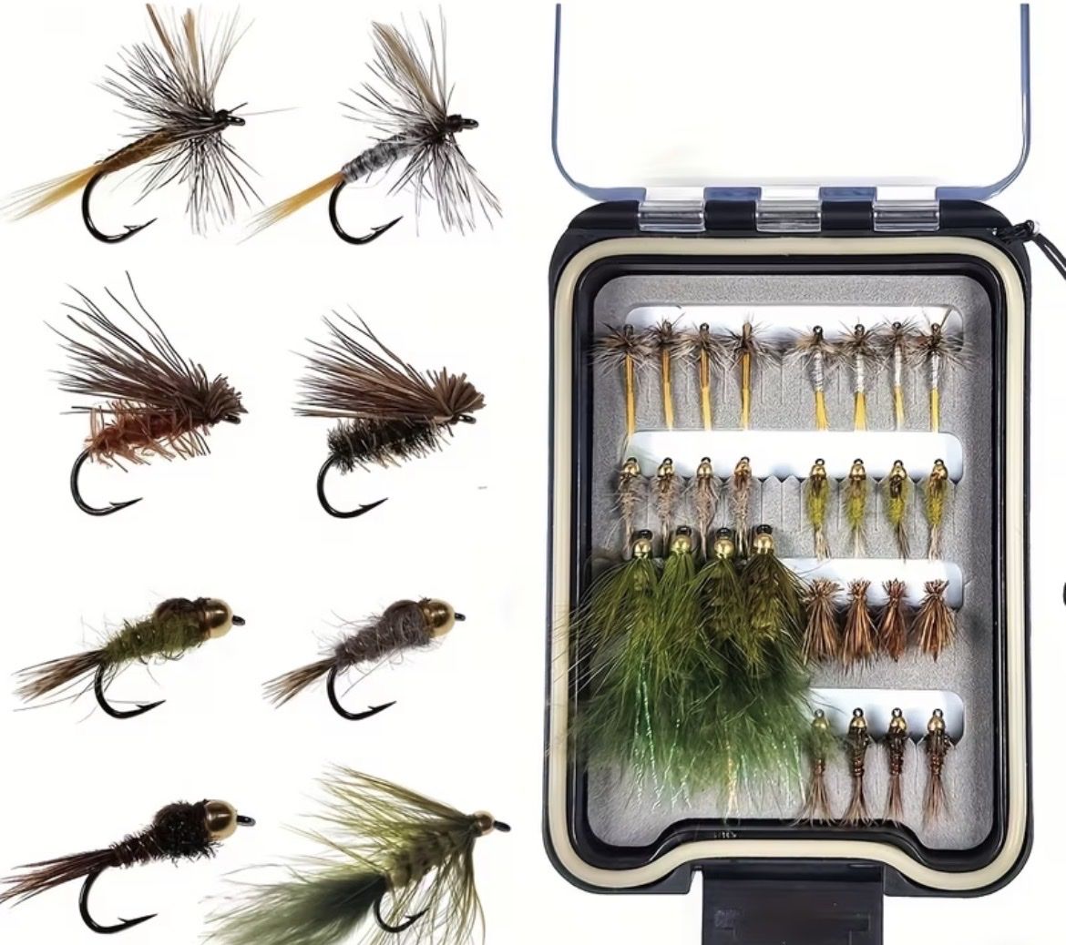 Canne da pesca: Fliegenfischerset | Set de pêche à la mouche | Set da pesca – Nuovo e nell'imballaggio originale da Schaan venduto da 942694 5