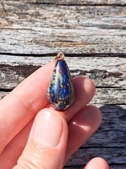 Anhänger: Boulder Opal aus Australien Anhänger – Neu und originalverpackt aus Richterswil von Viorella 5