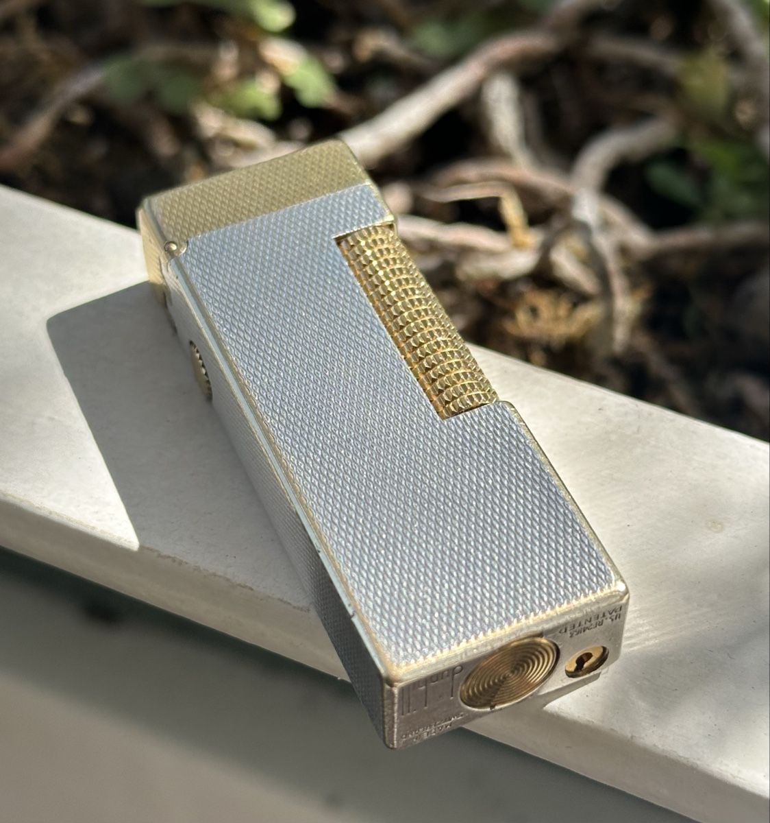 Dunhill Feuerzeuge: Dunhill Rollagas Custom Silver & Gold – Gebraucht aus Zürich von RatsTreasure 1