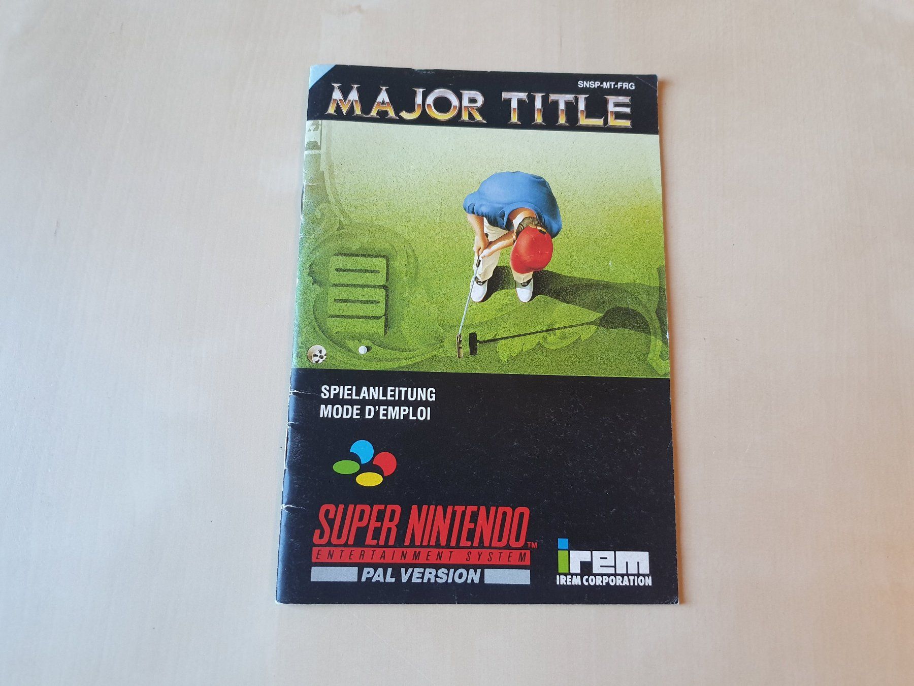 Nintendo Giochi: Anleitung Major Title SNSP-MT-FRG – Usato da Stansstad venduto da collectorsshop