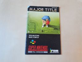 Anleitung Major Title SNSP-MT-FRG