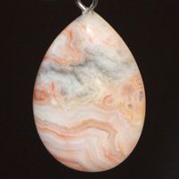 Anhänger L-9732 – Crazy Achat 22x16mm