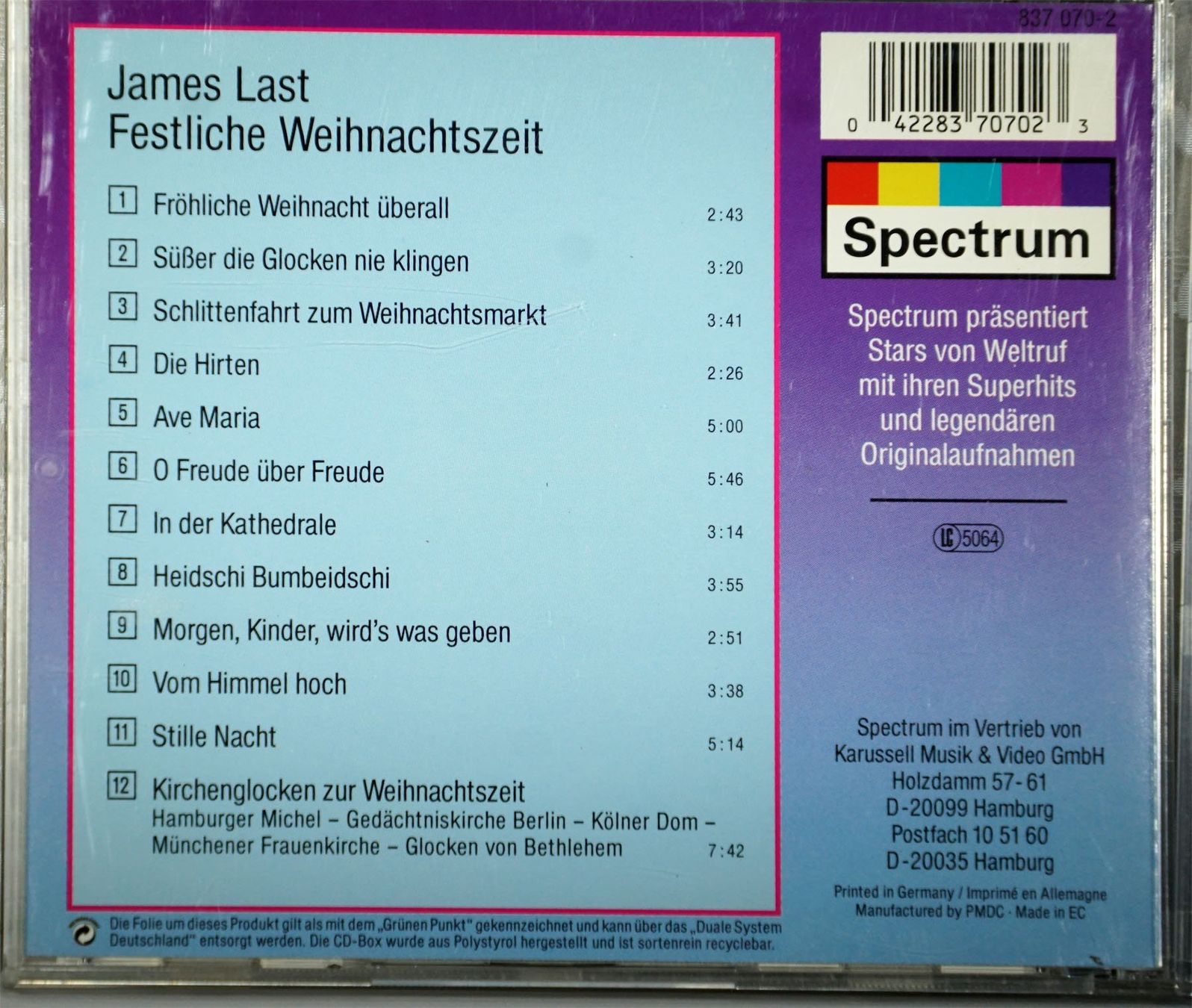 CDs: 5 CDs mit Weihnachtsklassiker – D'occasion à Meggen par Brockitare 3