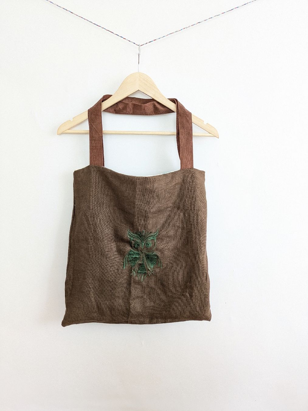 Borse: Handtasche, Stofftasche mit Eulen-Motiven – Usato da Rorschach venduto da olg_5qq2 2