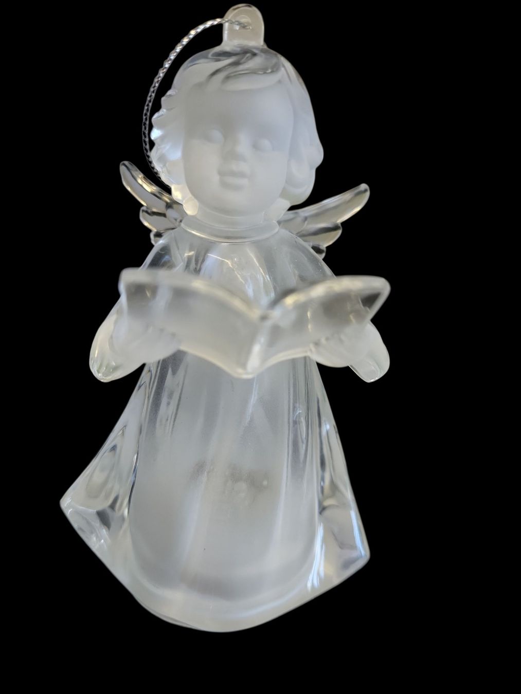 Statuette: LED-Engel, zum Aufhängen mit Buch – Nuovo e nell'imballaggio originale da Kaltbrunn venduto da bue_xtg5