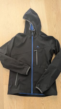 Softshelljacke Quechua schwarz, grösse 162