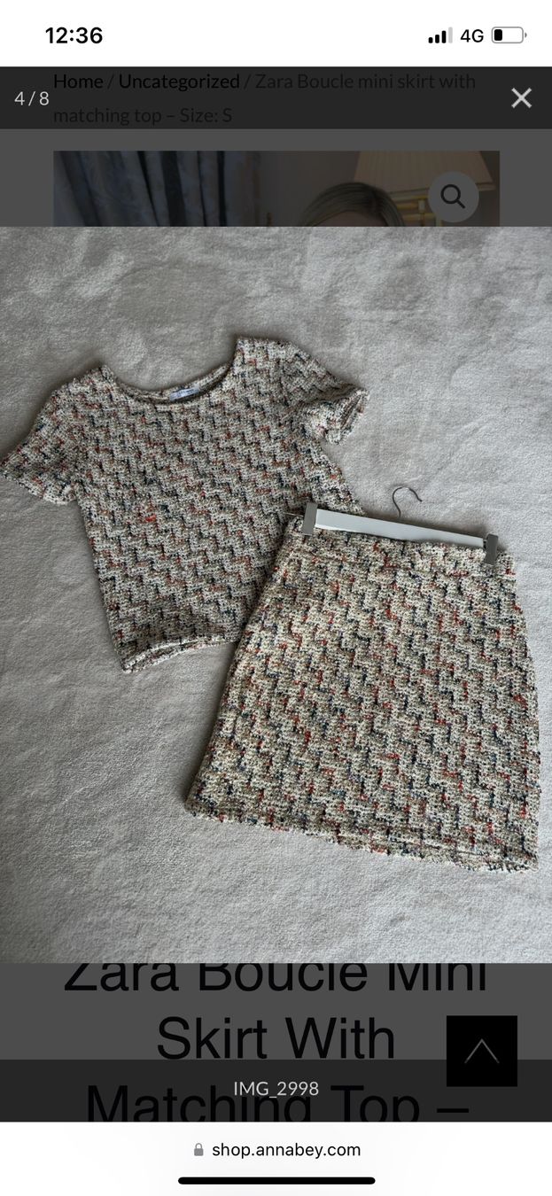 Zara Gonne: Bouclé Set von Anna Bey – Usato da Brugg AG venduto da Elle_1 3