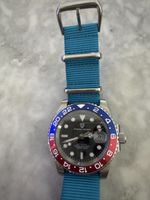 Montre Pagani Design GMT automatique bleu/rouge occasion