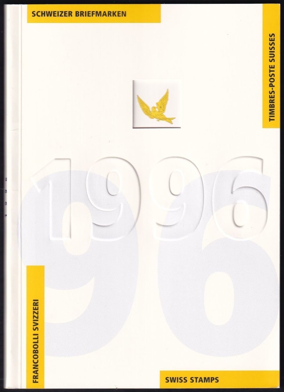 Tutti i francobolli: 1996 Jahrbuch Schweiz LEER mit Vignette – Usato da Zürich venduto da Bluetodio