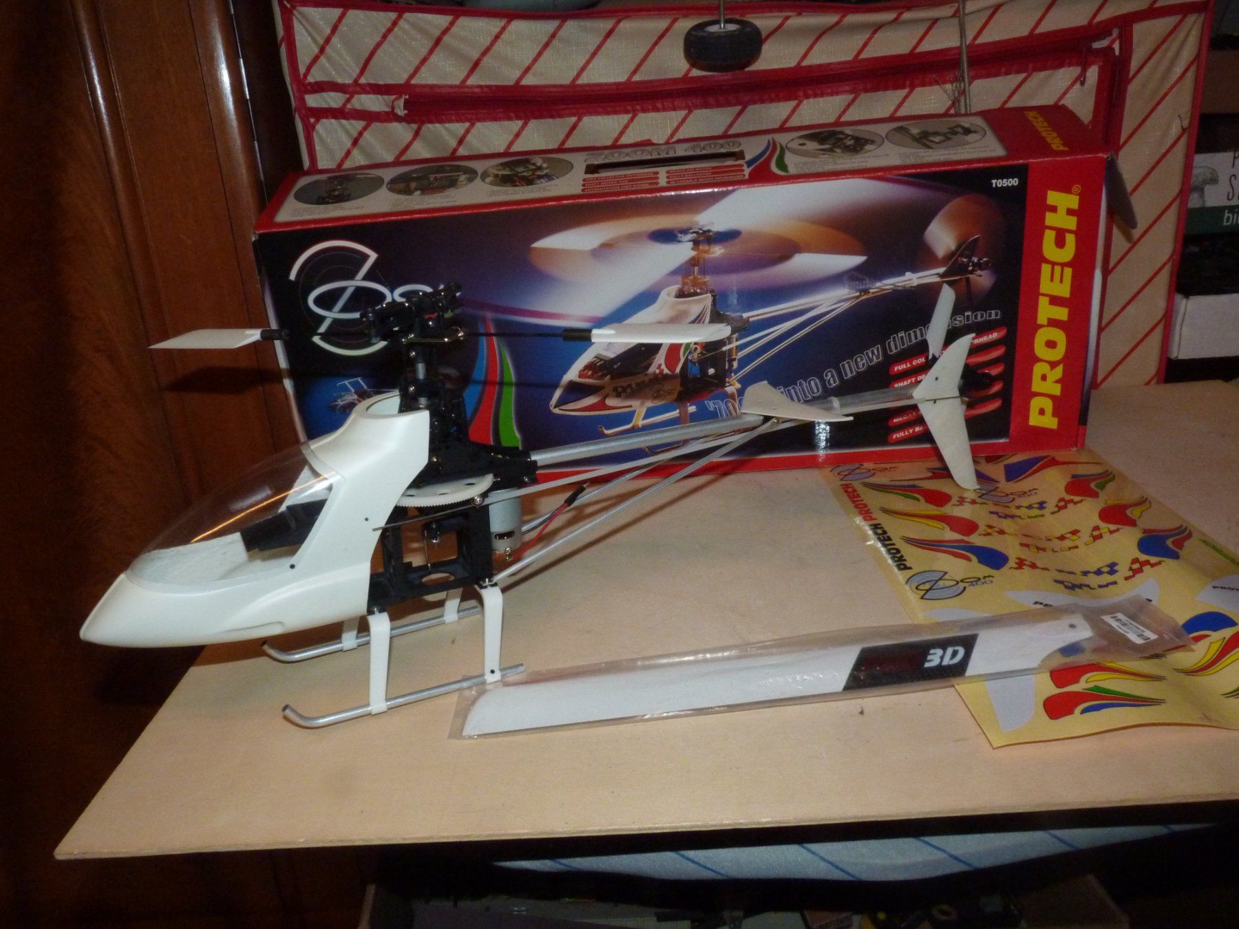 Modellismo RC: Protech Zoom Rc Heli – Nuovo e nell'imballaggio originale da Rudolfstetten venduto da Rrst1968