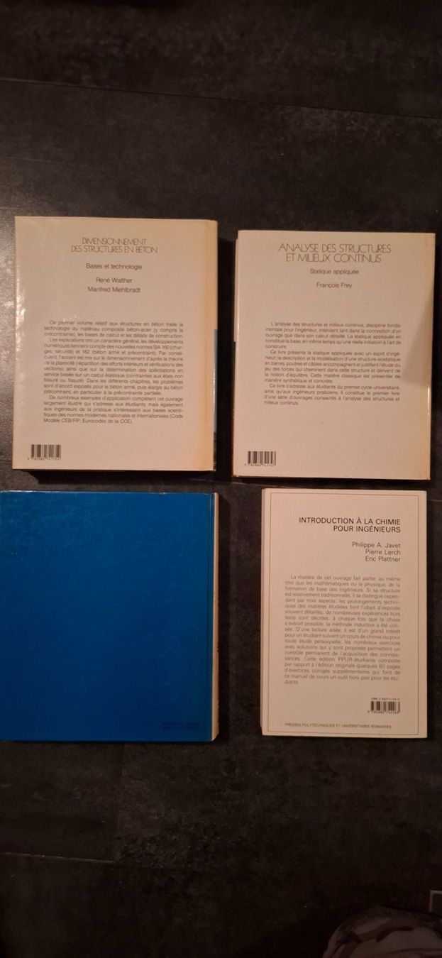 Libri: livres INGENIEUR – Usato da Chancy venduto da dave58v 1