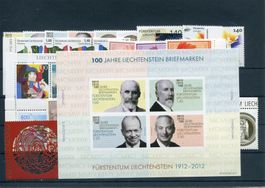FL Jahreszusammenstellung 2012 postfr.