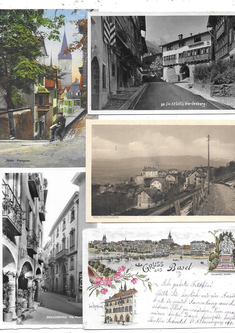 Cartoline postali: 1300 Stk kleinformatige Ansichtskarten 1900-1960 (ca.7.5 kg) – Usato da Schocherswil venduto da prinzipal60 4