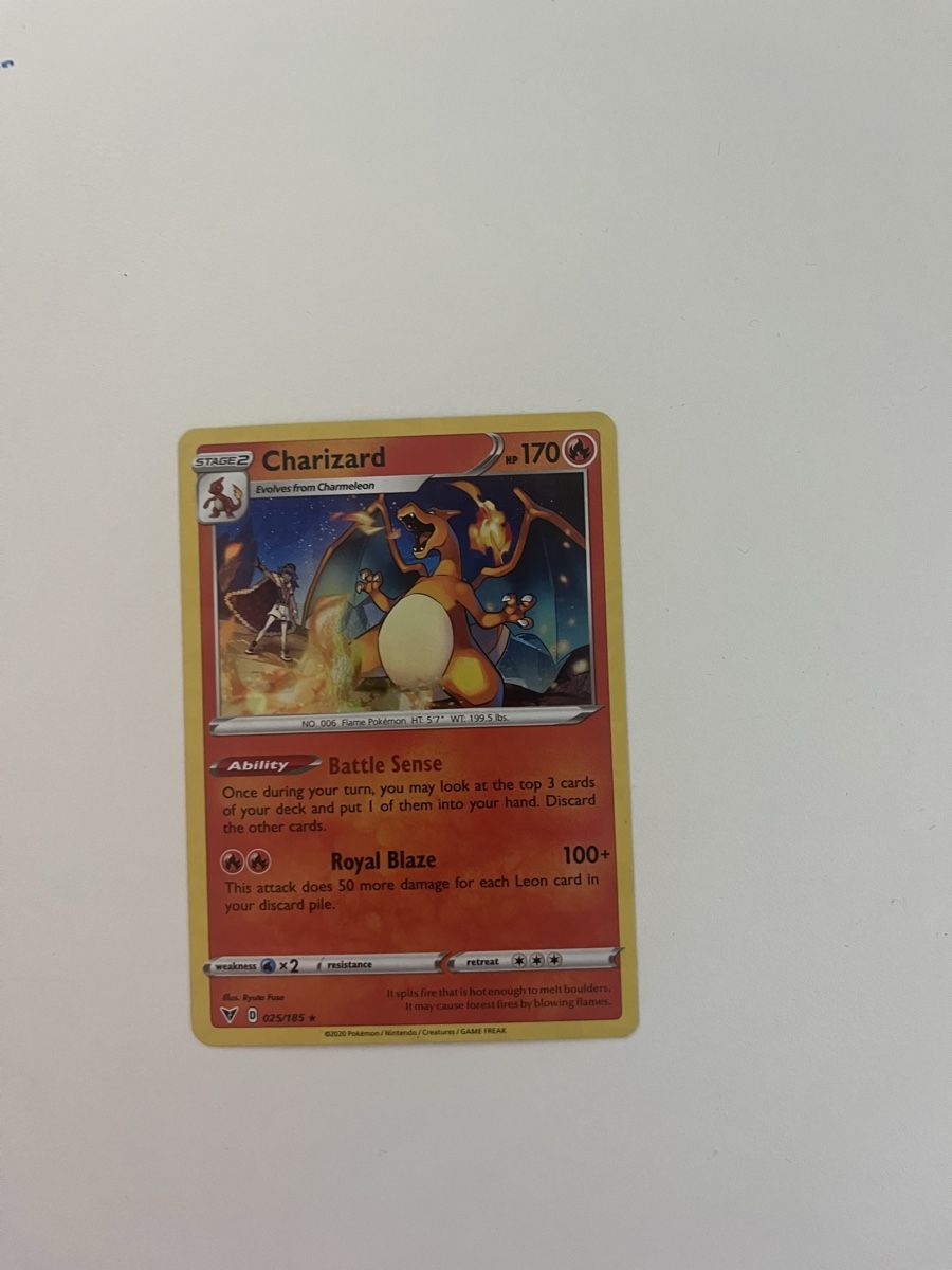 Pokémon Cartes à collectionner: Charizard (engl., 025/185) – Neuf (Voir description) à Zufikon par lio_n5tw