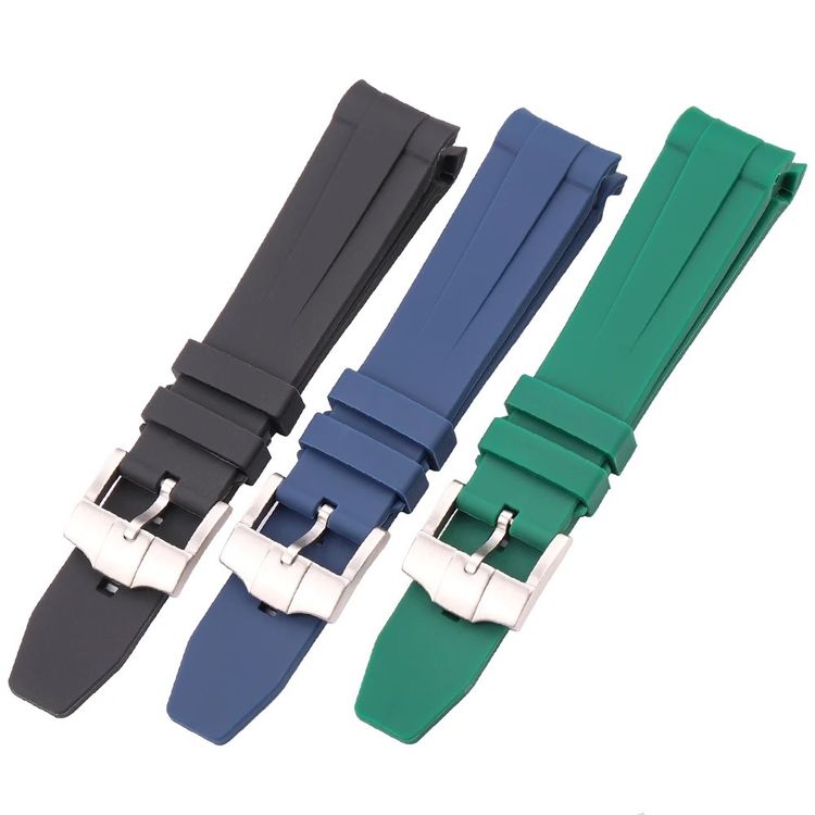 Bracelet Caoutchouc 20mm Pour Montre - Compatible Seiko, Citizen, Style Militaire