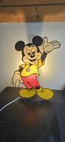 Vintage Mickey Mouse Wandlampe 80er Jahre
